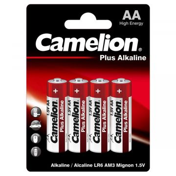 Batterij 1,5 Volt AA Camelion 4 stuks