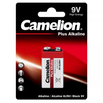 Batterij 9 Volt Camelion 6LR61 Plus Alkaline