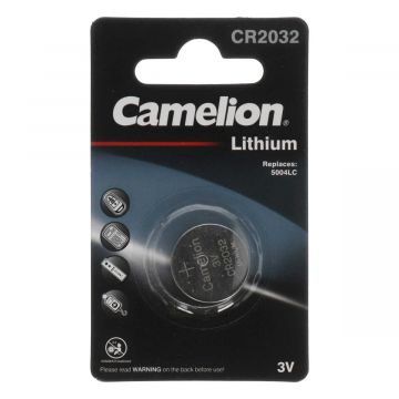 Batterij Camelion CR2032 lithium knoopcel per stuk