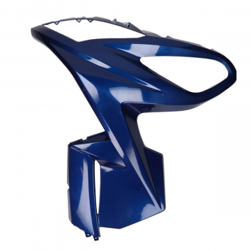 Beenschild (binnen) onder Kymco Super 8 links blauw