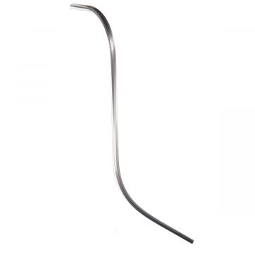 Sierstrip/randbescherming beenschild links chroom Vespa LX/LXV/S 622187 origineel