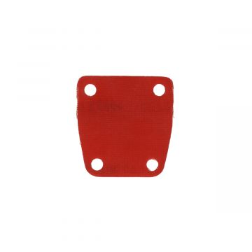Benzinepomp membraan Solex rubber rood