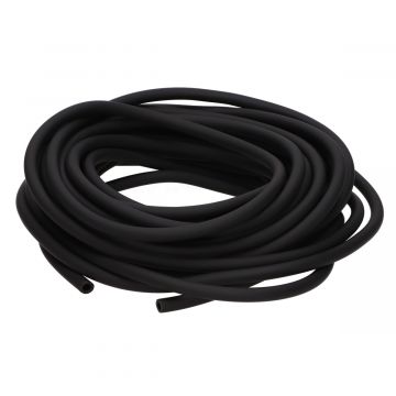 Benzineslang rubber zwart 4x7mm 10 meter