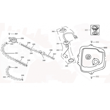 Benzinetank - Tankvlotter - Vacuümkraan Edwards Tomorrow Maple V50-3 flat mat antraciet