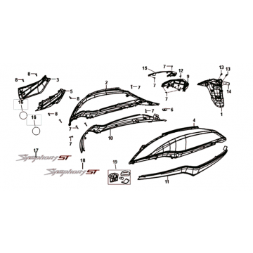Beplating Sym Symphony ST 125I E4
