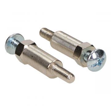 Bevestigingset voorvalbeugel-voordrager chroom Vespa LX/LXV/S