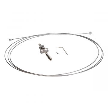 Binnen achterremkabel compleet universeel scooter DMP