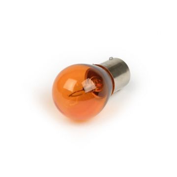 Lamp BA15s (rechte pinnen) 12V 21W oranje