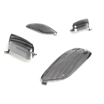 Knipperlichtglazen BGM Original set van 4 Aprilia SR 50 R zwart