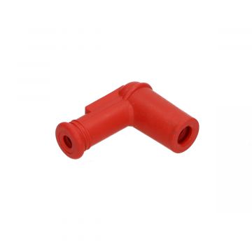 Bougiedop Champion PRO5M groot gat silicone-rubber rood haaks