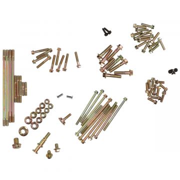 Boutset-moerset motorblok-carter compleet type China scooter  GY6 50cc 139QMB/QMA