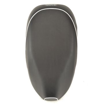 Buddyseat Sym Mio zwart met witte bies(7200-A7A-200-T7)
