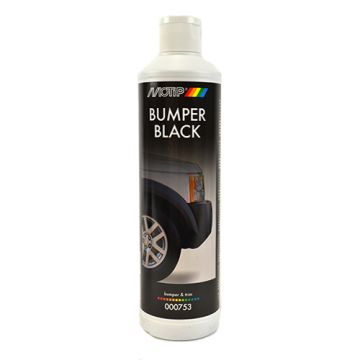 Car care bumper zwart Motip 500ml (herstelt zwart kunststof kleur en glans)