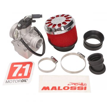 Carburateurset + powerfilter vhst bs Piaggio 2-takt 28mm Malossi mhr 1616276