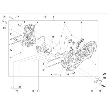 Carter Piaggio Liberty 125 IGET 3V IE ABS Euro 4 2015-2019