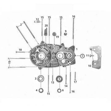 Carter links Zundapp C50 Sport 517-21L0