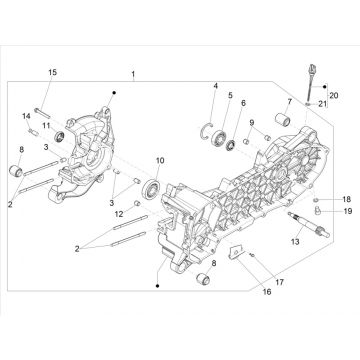 Carter Vespa Primavera 50 4-takt IGET 3V Euro 5