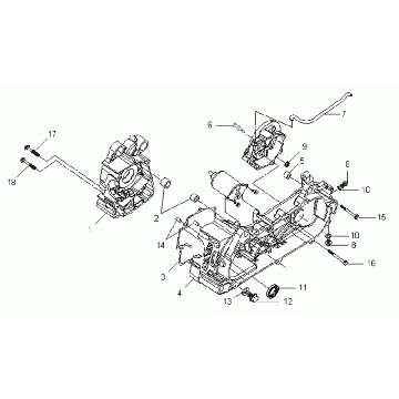 Carter - Startmotor Sym VS125 Euro 3