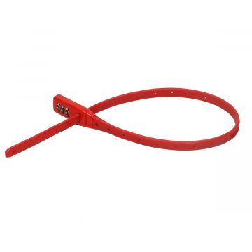 Cijferslot kabel rood