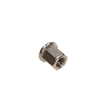 Cilinderkopmoer-cilindertapeindmoer-flensmoer M7- hoogte 10mm origineel kwaliteit Minarelli/Derbi Senda/Tomos