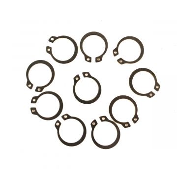 Circlip/seeerring/borgveer uitwendig 16mm-inwendig 14,7mm 10 stuks