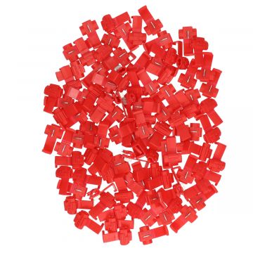 Connector blok scots 1mm-2.5mm rood 100 stuks