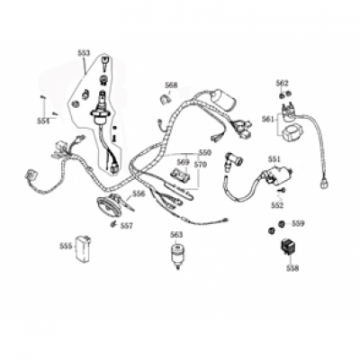 Contactslot - Kabelboom Znen Snail mat antraciet