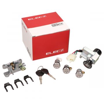 Contactslot set compleet met buddyvergrendeling-opbergruimte Kymco Agility 16 inch 50/125/150/200 2008-2012