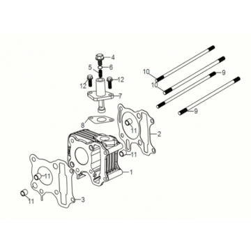 Cylinder Sym Symphony ST 50 E5