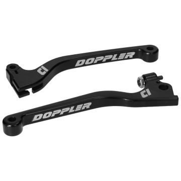 Koppeling / remhevel set Doppler voor Derbi Senda zwart