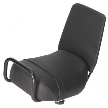 Duo seat + rugsteun Vespa Ciao/Citta / Puch Maxi / AGM Goccia universeel zwart