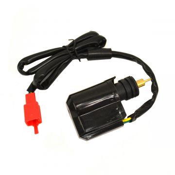 Elektrische choke universeel Piaggio 2-takt ←2004/Aerox/Nitro/Neos/Ovetto/Jog/Mach G/BWS/Booster/Vivacity 1-2/TKR/Speedfight/Ludix/Looxor/Buxy/Citystar/F10-12-15/Ark/Chrono/491