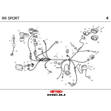 Elektrische delen Rieju RR Sport zwart 2004 2-takt