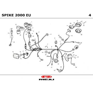 Elektrische delen Rieju Spike Sport grijs 2002 2-takt