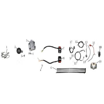 Elektrische delen Turbho CX 50 4-takt