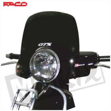 Windschild niedrig rauchig Vespa GTS 125-250-300 <-10-2022 Faco