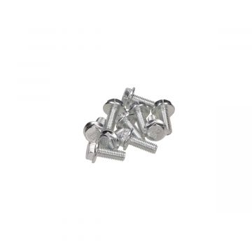 Flens bouten M6x15mm lengte (SW10) blank 10 stuks onder andere frame