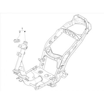 Frame Piaggo Zip 50 4-takt IGET 3V Euro 5