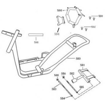 Frame Berini Sprint flat antraciet