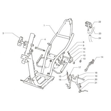 Frame Beta Beta Ark-k 50 2-takt AC zwart grijs 25