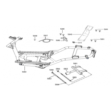 Framedelen AGM Star 50 wit
