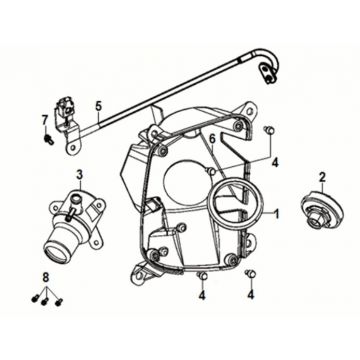 Benzineklep Sym Fiddle IV 50 Euro 5