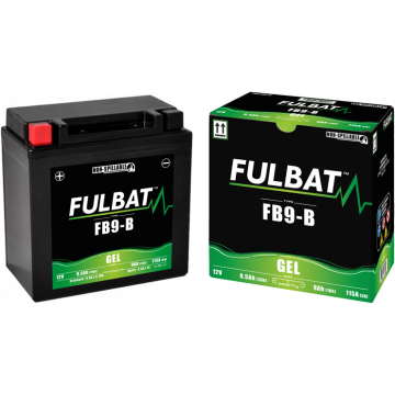 Accu Fulbat FB9-B (YB9-B) onderhoudsvrij gel