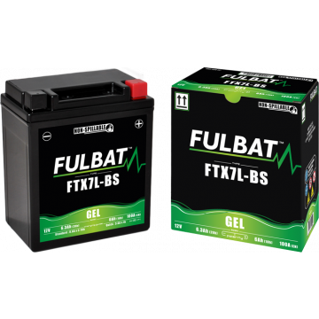 Accu Fulbat FTX7L-BS (YTX7L-BS) onderhoudsvrij gel