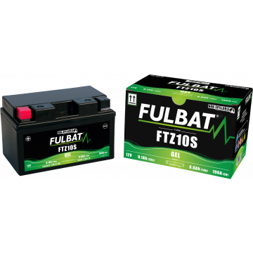 Accu Fulbat FTZ10S (YTZ10S) onderhoudsvrij gel