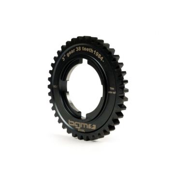 3e versnellingstandwiel BGM PRO,type Lusso Vespa PX125-200 (1984->),T5 125cc,Cosa125-200,LML Star/Stella125/150 2-takt 38 tanden