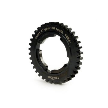 4e versnellingstandwiel-BGM PRO,type Lusso Vespa PX125-150 (1984->),T5 125cc,Cosa125-150,LML Star/Stella125/150 2-takt korte 4e versnelling voor PX200 (1984->),Cosa200 36 tanden