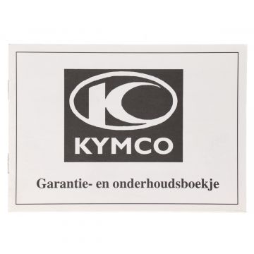 Garantie en onderhoudsboekje KYMCO