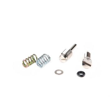 Mengselafstelling set stationair/lucht afstelschroeven/veren/ringen Dellorto PHBN carburateur Minarelli 50 cc elektrische choke)