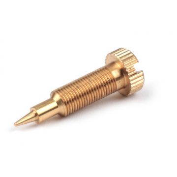 Mengselstelschroef BGM PRO,Conversie,kort SI20/20D,SI24/24E,SI24/24H draad M5 x 0,50mm dunne punt (diameter=0,65mm) type Vespa PX met gleufschroef (gebruikte conversie fijne draad lang /zeskant op fijne draad,korte gleufschroef)